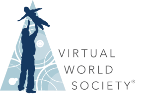 virtual world society logo
